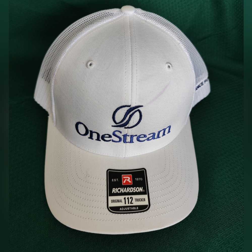 4/$50⭐️Richardson OneStream 112 Trucker Hat White